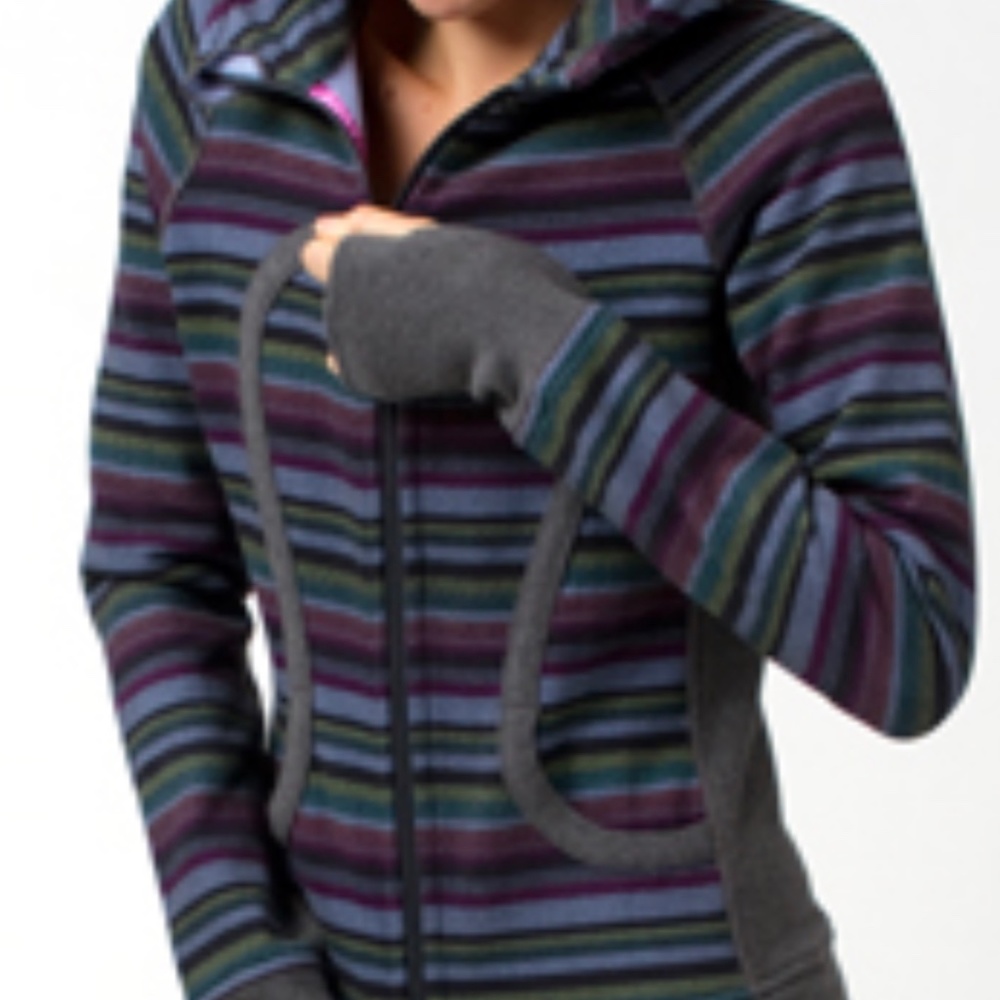 ISO DO NOT BUY Lululemon Poncho Stripe Scuba Multi Size 12